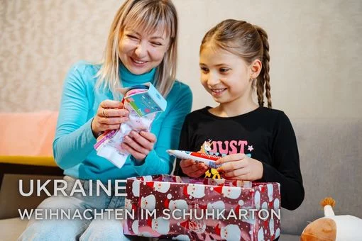 Weihnachten im Schuhkarton Ukraine