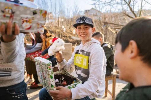Ein Weihnachtshäschen in Rumänien