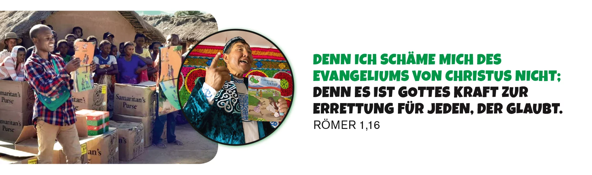 Kinder erfahren durch die Geschenkaktion von Jesus