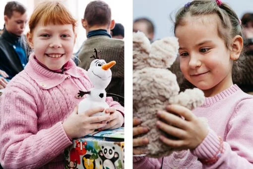 Ein Olaf-Lächeln und ein Schmunzelhase...