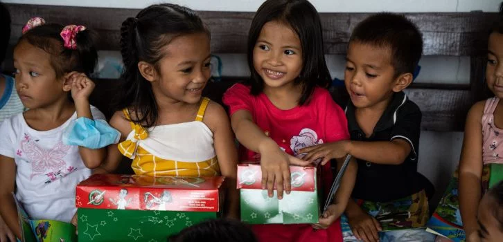 Weihnachten im Schuhkarton 