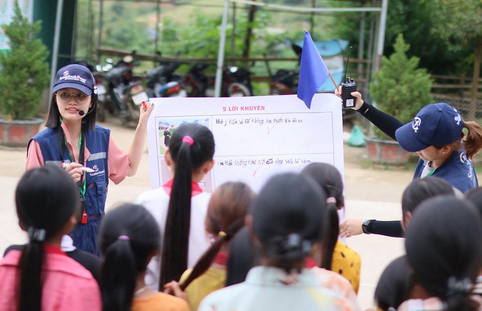 Kinder schützen in Vietnam