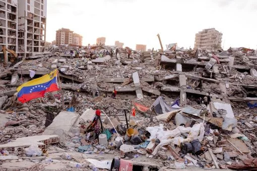 Zerstörung in Venezuela