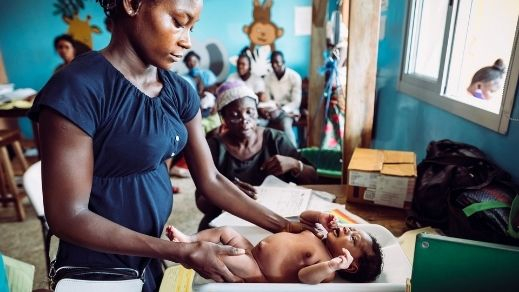 Samaritan's Purse kümmert sich um die Versorgung unterernährter Kinder in Liberia.