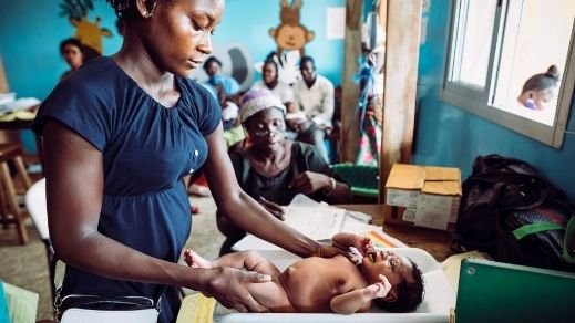 Samaritan's Purse kümmert sich um die Versorgung unterernährter Kinder in Liberia.