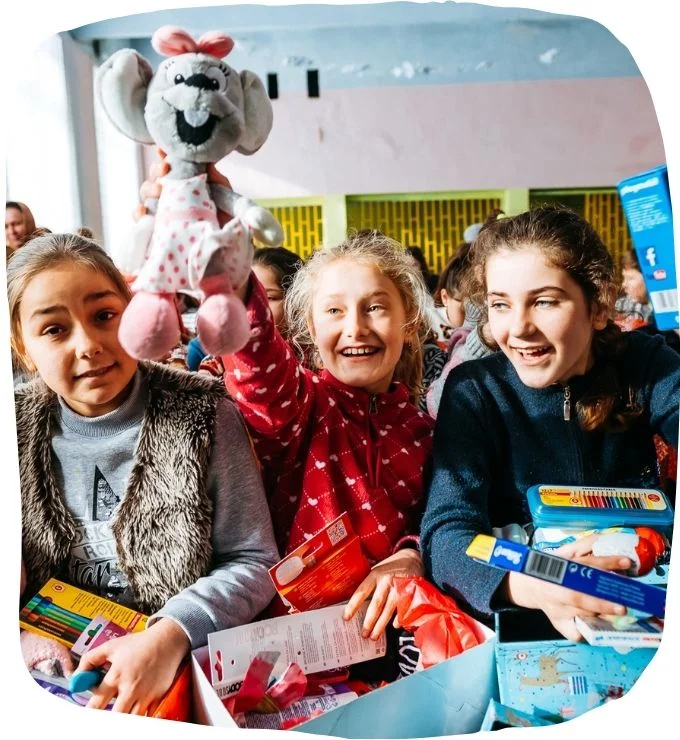 Eindrücke von "Weihnachten im Schuhkarton"