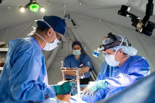 Operation in unserem Notfallkrankenhaus in Venezuela