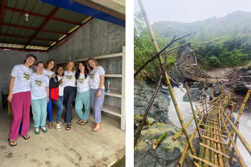 Die neuen Räumlichkeiten unseres 3. Geburtshauses  & behelfsmäßige Brücke zu unserem bestehenden Zentrum