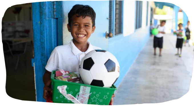 Ein echtes WOW-Geschenk: ein Fußball