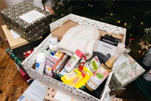 Eine liebevoll zusammengestellte Hope Box