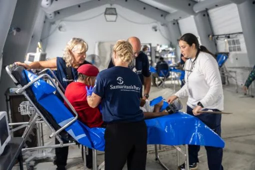 Blick ins Notfallkrankenhaus in Venezuela