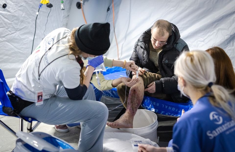 Samaritan's Purse leistet medizinische Hilfe in der Ukraine.