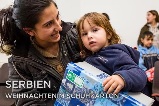 Weihnachten im Schuhkarton Serbien