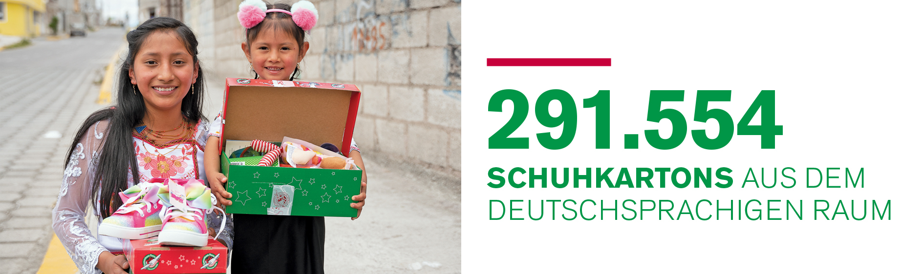 Schuhkartons aus dem deutschsprachigem Raum