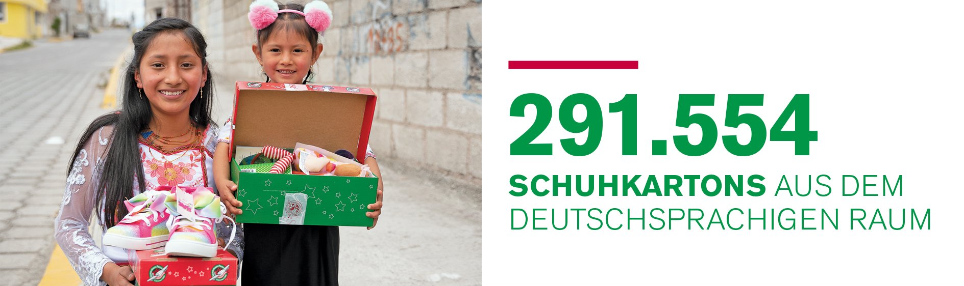 Schuhkartons aus dem deutschsprachigem Raum