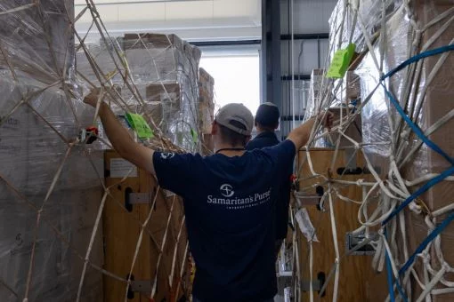 Logistik Venezuelahilfe Samaritan's Purse