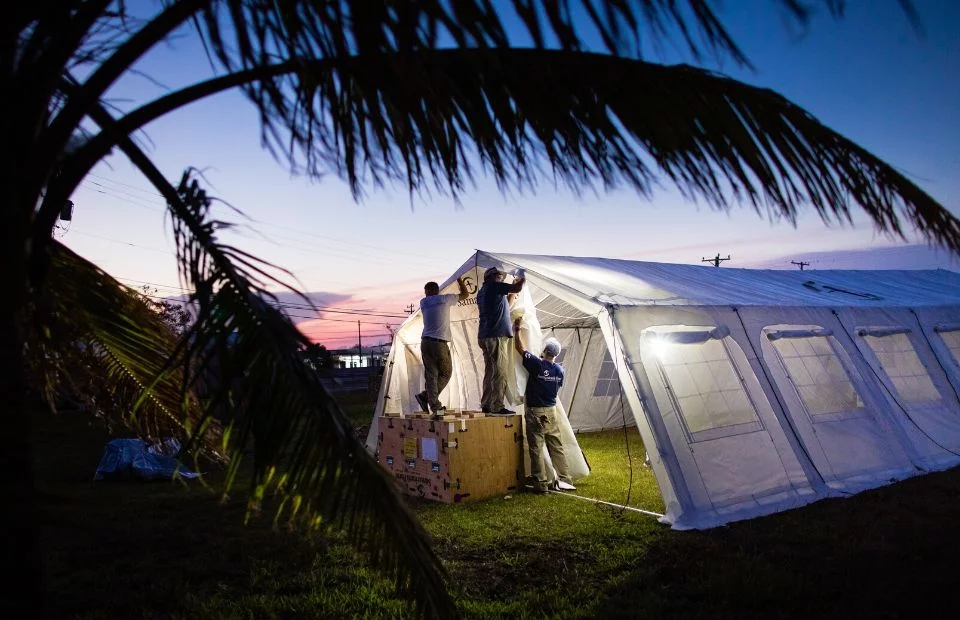 Corona: Mobiles Krankenhaus von Samaritan's Purse