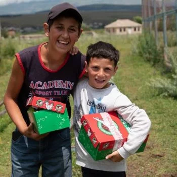 "Weihnachten im Schuhkarton" in Georgien