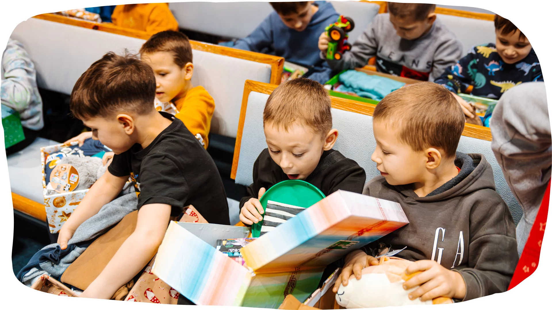 Echte Schuhkartonfreude