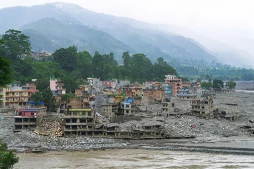 Zerstörung in Nepal