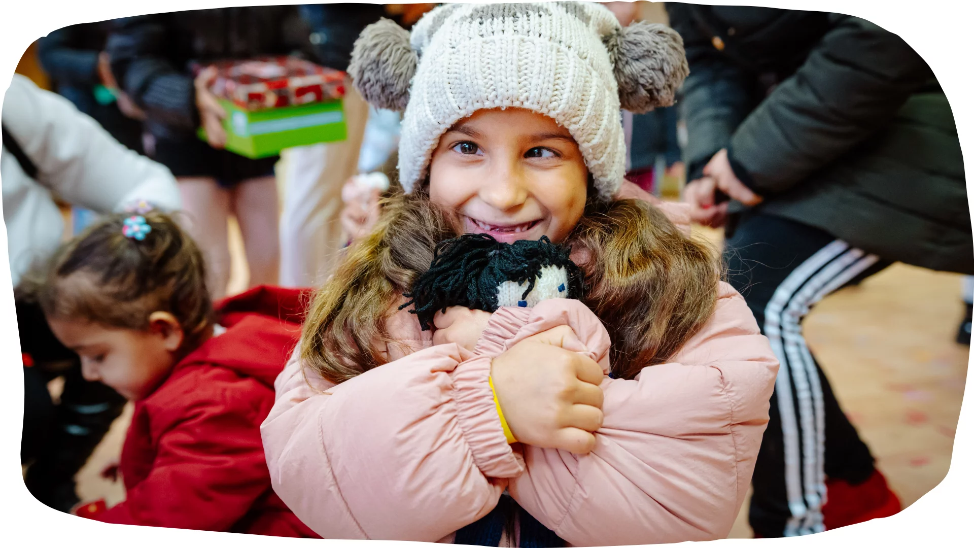 Eine gestrickte Püppi zum Liebhaben