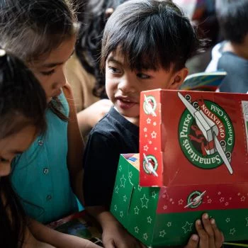 Weihnachten im Schuhkarton 