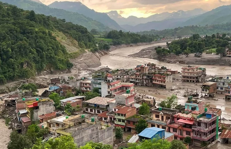 Flut in Nepal