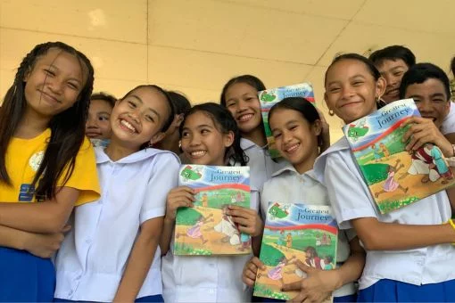 Freude beim Kurs "Die größte Reise"