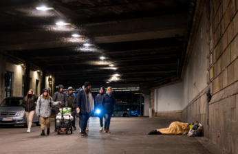 Hilfe für Obdachlose durch Samaritan's Purse