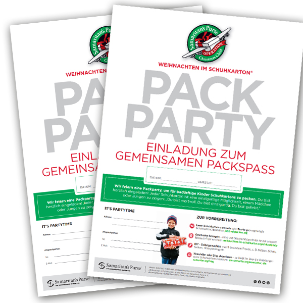 Anleitung Packparty