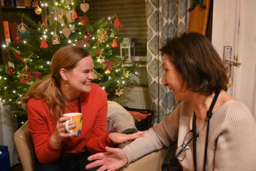 Lächeln und gute Gespräche erleben die Frauen sonst eher selten