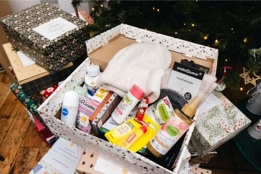 Eine liebevoll zusammengestellte Hope Box Eine liebevoll zusammengestellte Hope Box