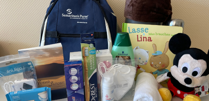 Inhalt Hoffnungsrucksack von Samaritan's Purse