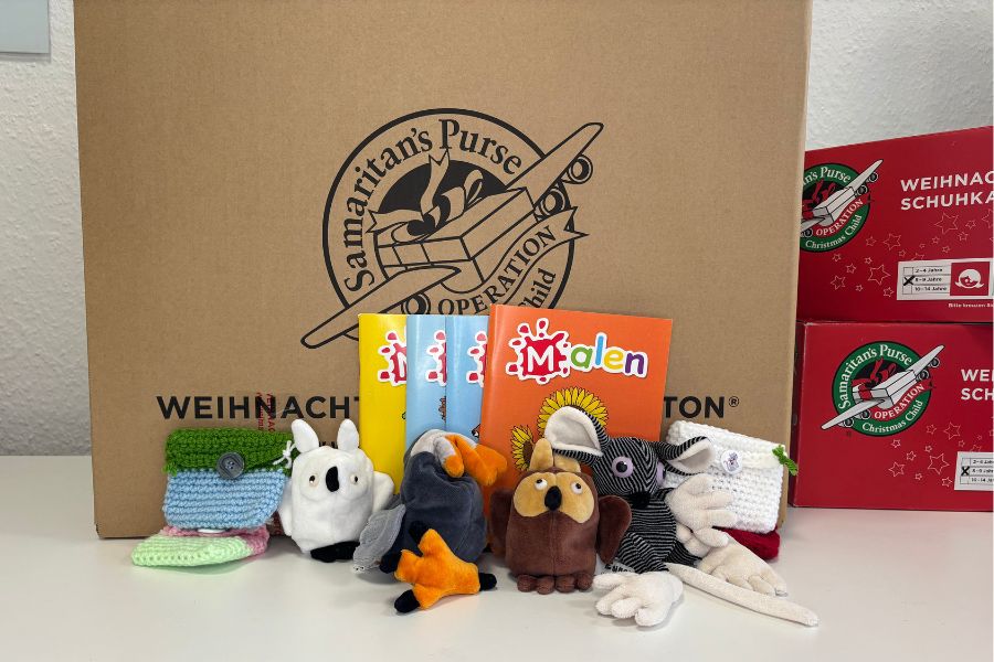 Weihnachten im Schuhkarton Sachspenden