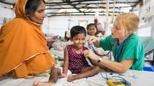 Medizinische Hilfe für Flüchtlinge in Bangladesch