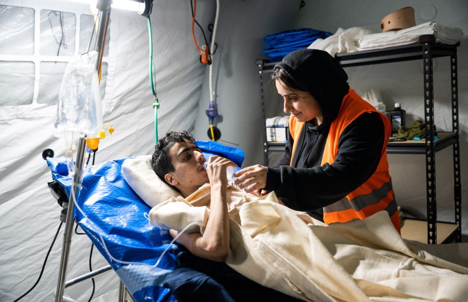 Samaritan's Purse ist mit einem Notfallkrankenhaus in der Türkei