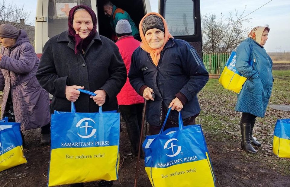 Ukrainehilfe Essensverteilung