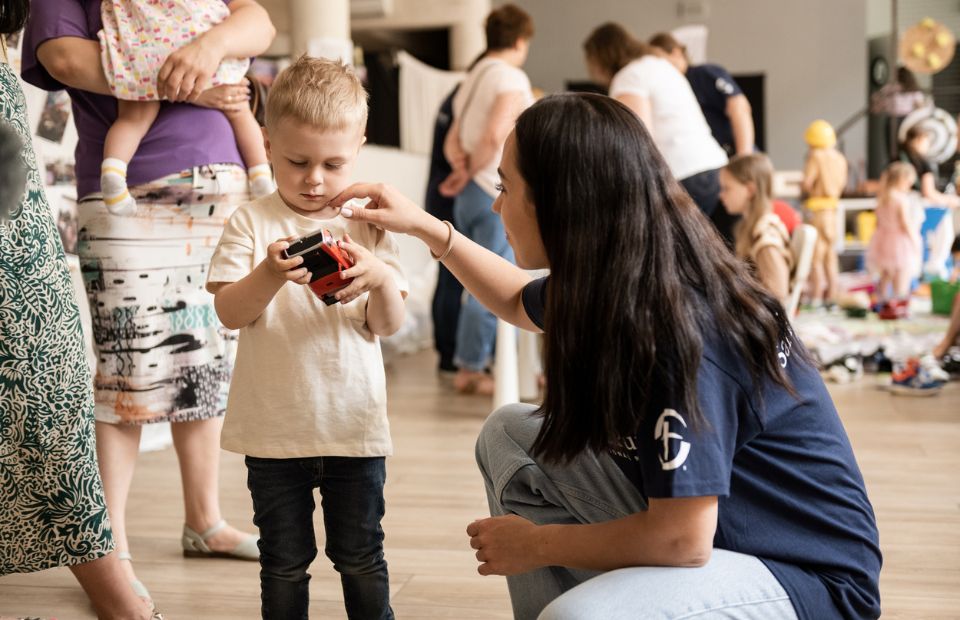 Ukraine Polen Hilfe Kinderbetreuung