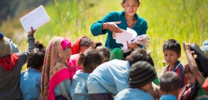 Samaritan's Purse fördert Bildung in Nepal.