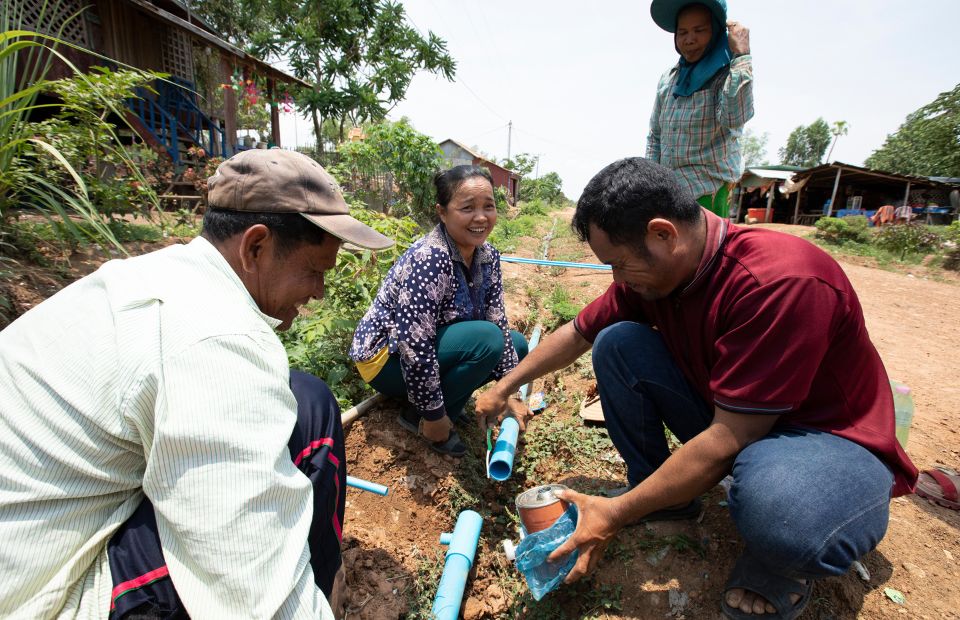Wasserleitungen für Kambodscha Wasser spenden für Kambodscha