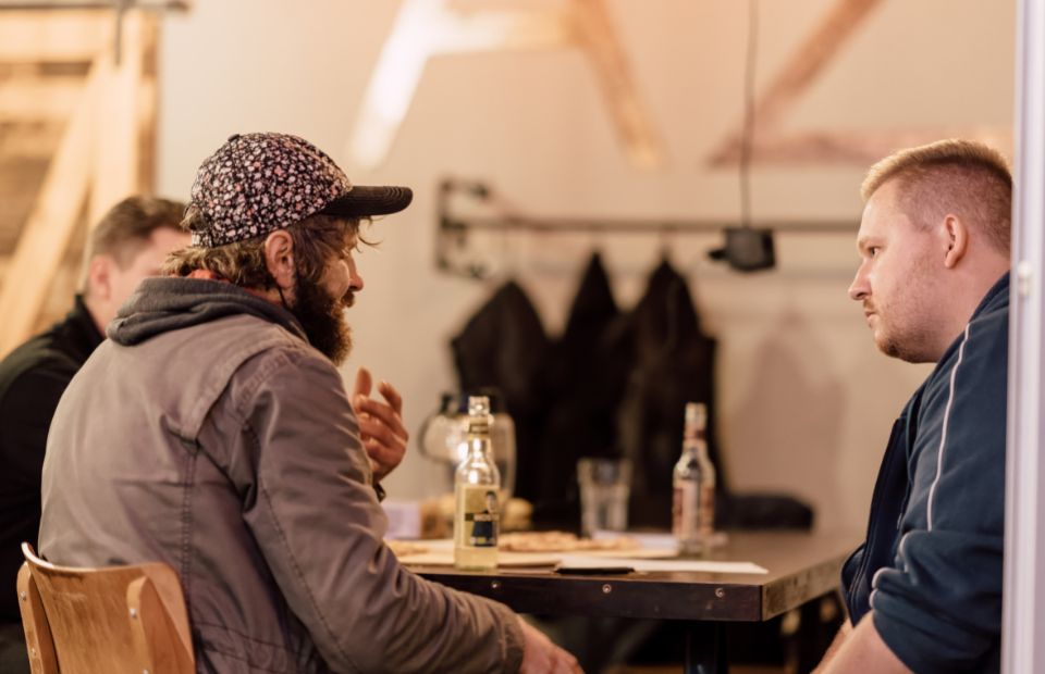 Café-Arbeit von Hoffungsvoll