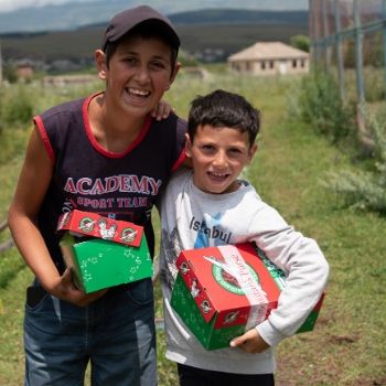 "Weihnachten im Schuhkarton" in Georgien