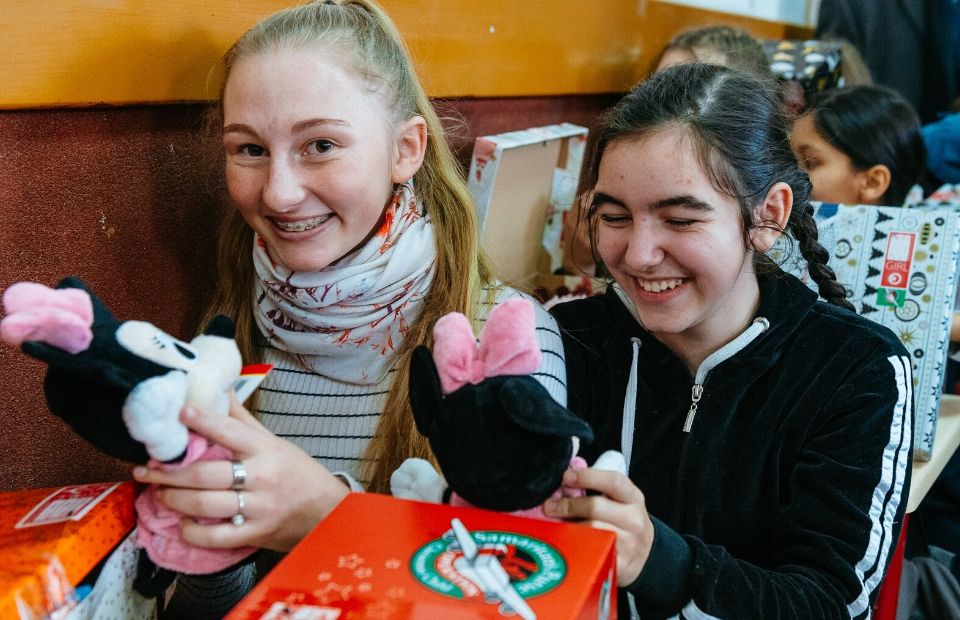 "Weihnachten im Schuhkarton" in Rumänien
