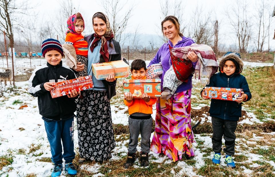 "Weihnachten im Schuhkarton" in Rumänien